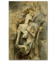 Cakatablo Girl with a Mandolin 1910 by Pablo Picasso MDF Tablo