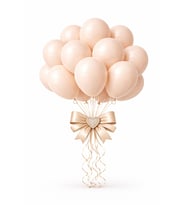 Beysüs Somon Makaron Balon 20 adet 12inç