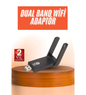 Wifi Alıcı Dual Band Usb 3.0 Adaptör Kablosuz Windows 7/8/10/11