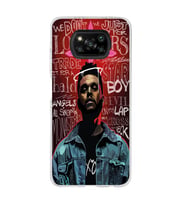 Poco X3 PRO / X3 NFC Uyumlu The Weeknd Tasarımlı Şeffaf Telefon Kılıfı
