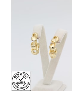 STİL İNCİSİ/XUPING JEWELRY ÖRGÜ HALKA MODEL KÜPE