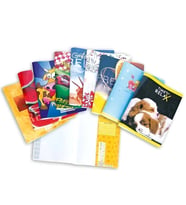 Kitap Kabı Karışık Desen Yapışkanlı - 10 adet