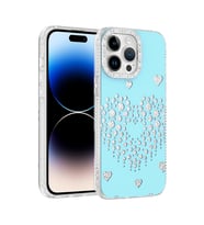 iPhone 14 Pro Max Kılıf Damla Taşlı Rivas Sert PC Kılıf