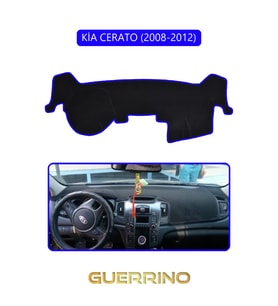 KİA CERATO 2008-2012TORPİDO KORUMA HALISI MAVİ KENAR