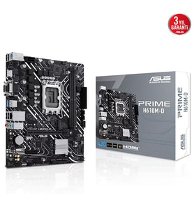 Asus Prime H610M-D D5 1700P Vga Hdmi