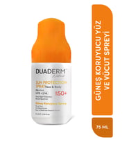 Duaderm Natural Güneş Koruyucu Sprey Yüz ve Vücut SPF50 75 ml