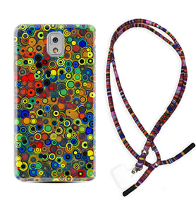 Samsung Note 3 4 5 8 9 20 Ultra 10 Lite Kılıf Boyun Asklı Rasta Silikon Nazar Boncukları 1746