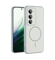 Coverzone Xiaomi Redmi 15 ?le Uyumlu Kamera Lens Korumal? K?l?f Magsafe Uyumlu Kablosuz ?arj �zellikli Tea Silikon Telefon K?l?f? G�m�?