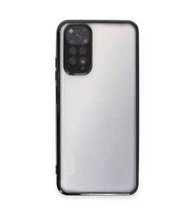 Xiaomi Redmi Note 11 Kılıf Razer Lensli Silikon - Siyah