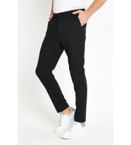 Mero Life Erkek Siyah Italyan Kesim Slim Fit Kaliteli Esnek Likralı Bilek Boy Kumaş Pantolon