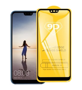 ALLY OPPO Realme C11 9D Full Glue Tempered Cam Ekran Koruyucu-(5775) - OVRLAU5658-2059
