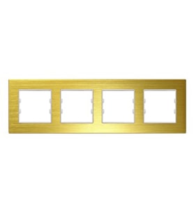 ALG504-21 AsFir Alüminyum Gold Dörtlü Çerçeve (Mekanizma Hariç)