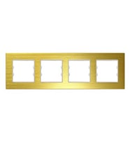 ALG504-21 AsFir Alüminyum Gold Dörtlü Çerçeve (Mekanizma Hariç)