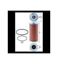 Mercedes W124 W140 Yağ Filtresi M119 1191800009 Knecht