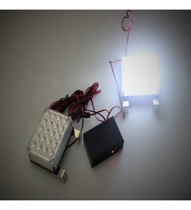 Flaşlı İkaz Lambası 40 Led (Beyaz) / LAPA16-1