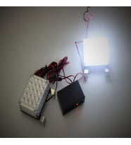 Flaşlı İkaz Lambası 40 Led (Beyaz) / LAPA16-1
