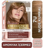 Loreal Excellence Nude Renkler Saç Boyası 6u Nude Koyu Kumral