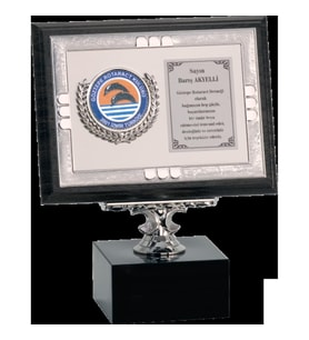 ODAK KUPA - Ahşap Plaketler - PL-032 B - 15x20 cm