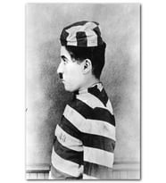 Cakatablo Charlie Chaplin The Adventurer Filminin Sahne MDF Tablo