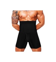 Mistirik Erkek Bölgesel Sıkılaştırıcı Ve İnceltici Korse Boxer Karın Toparlayıcı Şort Boxer (Siyah)