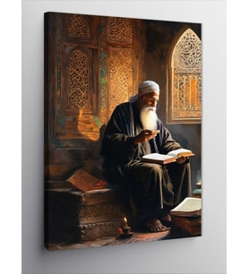 Kanvas Tablo Kur'An Okuyan Adam