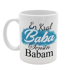Babalar Gününe Özel Tasarım Kupa