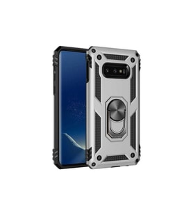 Samsung Galaxy S10E Uyumlu Kılıf Zore Vega Kapak (Gri)