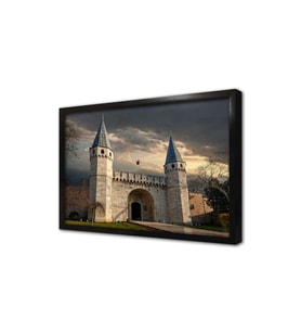 Topkapı Sarayı Bab ı Hümayun Kapısı Çerçeveli Cam Tablo