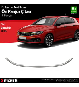 Fiat Egea HB Krom Ön Panjur Çıtası 2020 Üzeri Mat Krom
