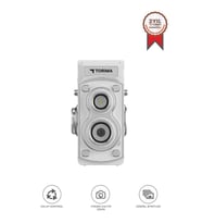 Mini Retro Dijital Fotoğraf Makinesi Video Kamera 1080P CMR44 Beyaz