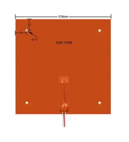 310x310 Silikon ısıtıcı Tabla(220V 750W)