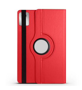 Lexroo Lenovo M11 TB-330FU Dönebilen Standlı Kılıf - Kırmızı