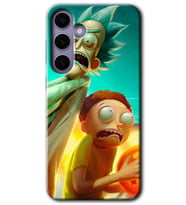 Galaxy S24 Kılıf HD Desen Baskılı Kılıf - Rick Morty