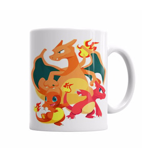 Game Charmander Evolutions Kupa Bardak Porselen