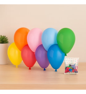 Klasik Renkli Lateks Balon 7'' (19 cm) 100'lü