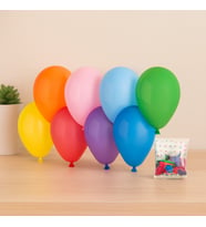 Klasik Renkli Lateks Balon 7'' (19 cm) 100'lü