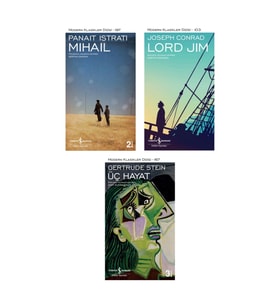 Üç Hayat + Lord Jim + Mihail- 3 Kitap Set - Iş Bankası Özel Set Üç Hayat Kitabı