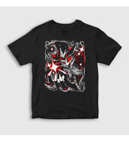 Presmono Unisex Çocuk Siyah Stolas Helluva Boss Hazbin Hotel T-Shirt 529829tt
