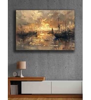 Koç stüdyo Modern tasarım kanvas tablo 50x70 (Çok Renkli)