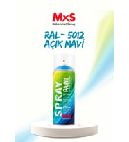 MxS RAL 5012 Açık Mavi Akrilik Sprey Boya 400 ML