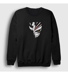 Presmono Unisex Siyah Mask Anime Bleach Sweatshirt 128069tt