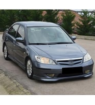 Honda Civic Vtec2 Typer Ön Ek Karlık Mat Siyah Plastik 2004 2005 2006