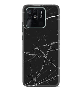 Xiaomi Redmi Note 7 8 9 Pro 10 2022 10 Pro 10S Kılıf Desenli Silikon Siyah Mermer 1299
