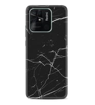 Xiaomi Redmi Note 7 8 9 Pro 10 2022 10 Pro 10S Kılıf Desenli Silikon Siyah Mermer 1299