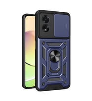 Oppo A38 Kılıf Magnetik Standlı Kamera Korumalı Zore Sürgülü Vega Kapak