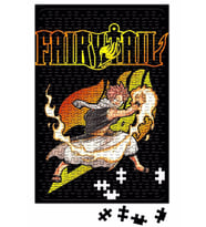 Fairy Tail Anime Manga Natsu Dragneel Fire Puzzle