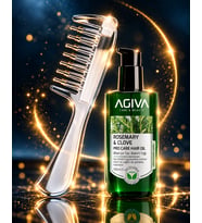 AGİVA CARE & BEAUTY Biberiye&Karanfil Dökülme Karşıtı Saç Bakım Yağı - Serum Hazneli Saç Tarağı Hediye