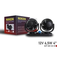 TORPİDO ÜSTÜ VANTİLATÖR İKİ FANLI AYARLI 12V 6,50W (Siyah)