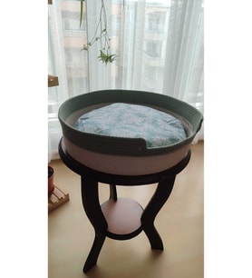 Yıkanabilir Büyük Kedi Yatağı ve Evi, 40 cm Kordon İpi ile Rahatlık