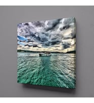 GEMİ GÖKYÜZÜ KANVAS TABLO 60x60cm (Karışık)